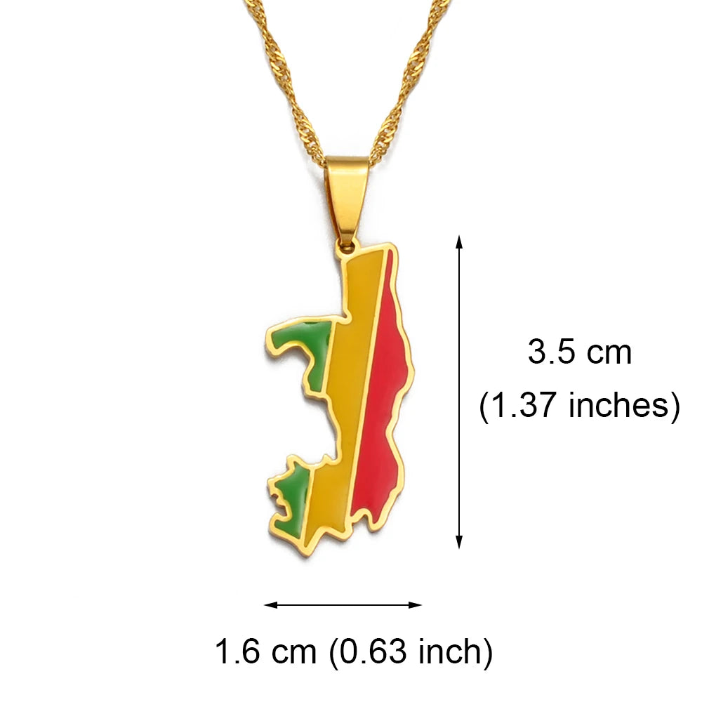 🇨🇬 Pendentif BrazzaCongo.