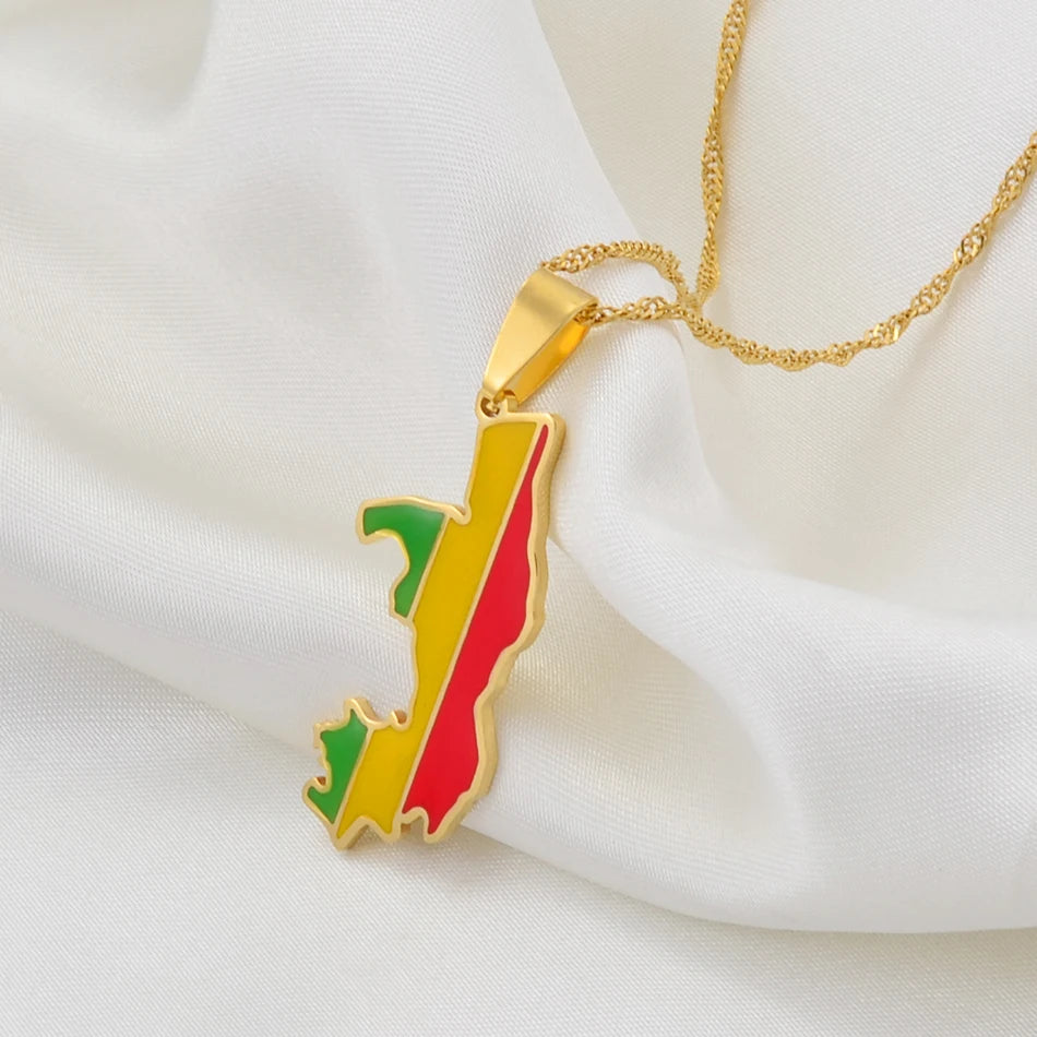 🇨🇬 Pendentif BrazzaCongo.