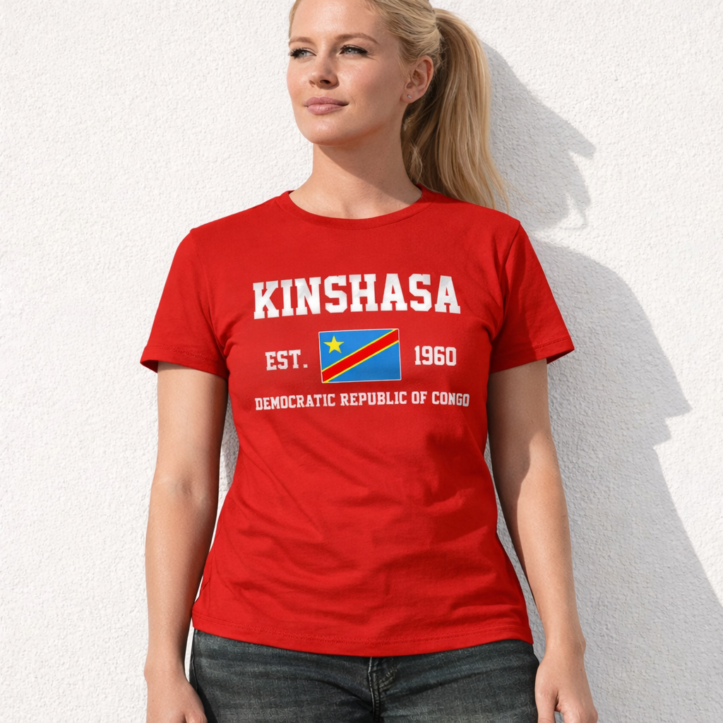 🇨🇩 T-shirt casual femme.