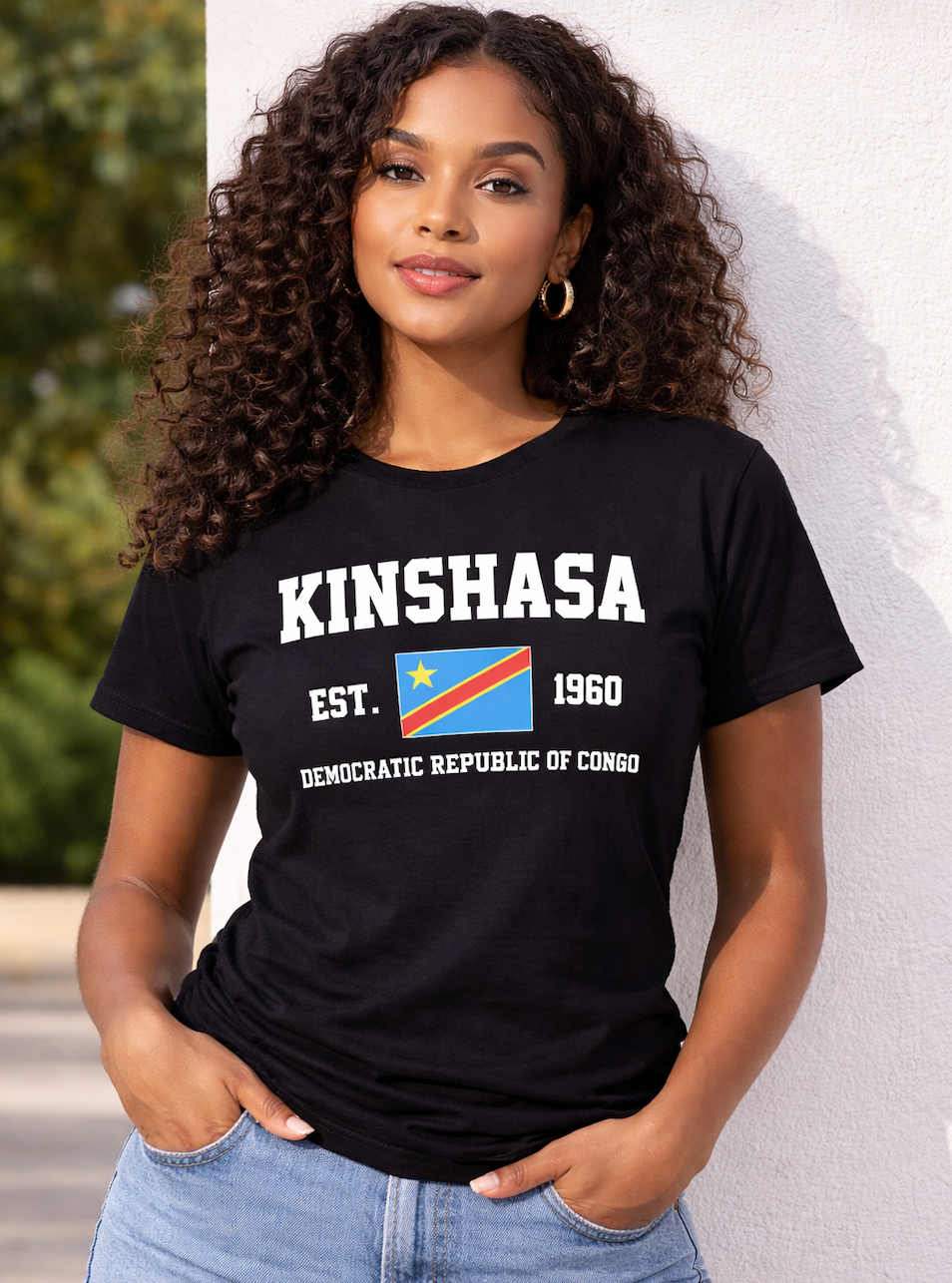 🇨🇩 T-shirt casual femme.